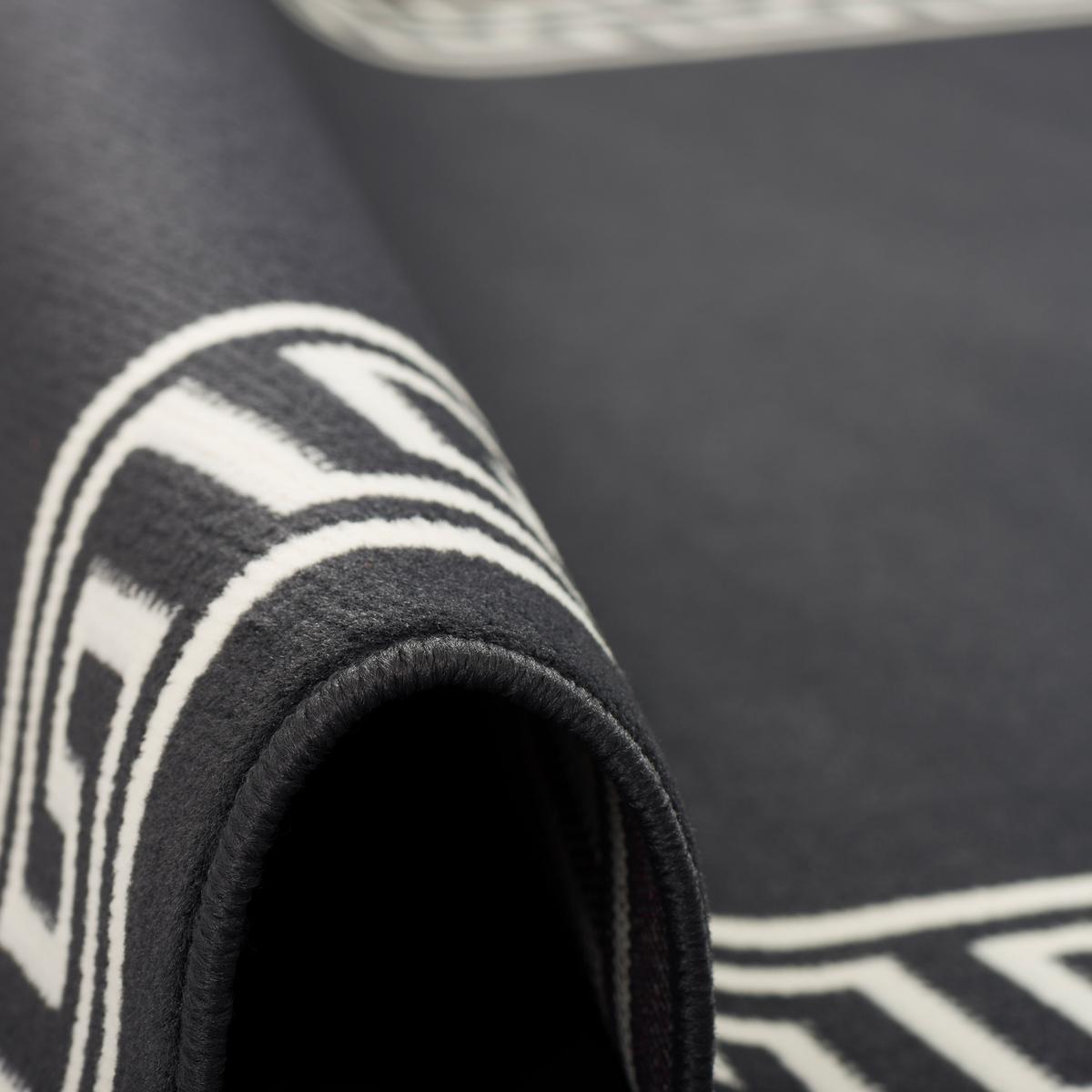 TEPPICH TRENDLINE RÖMISCH BORDÜRE - Anthrazit, Textil (185/270cm) - Pergamon