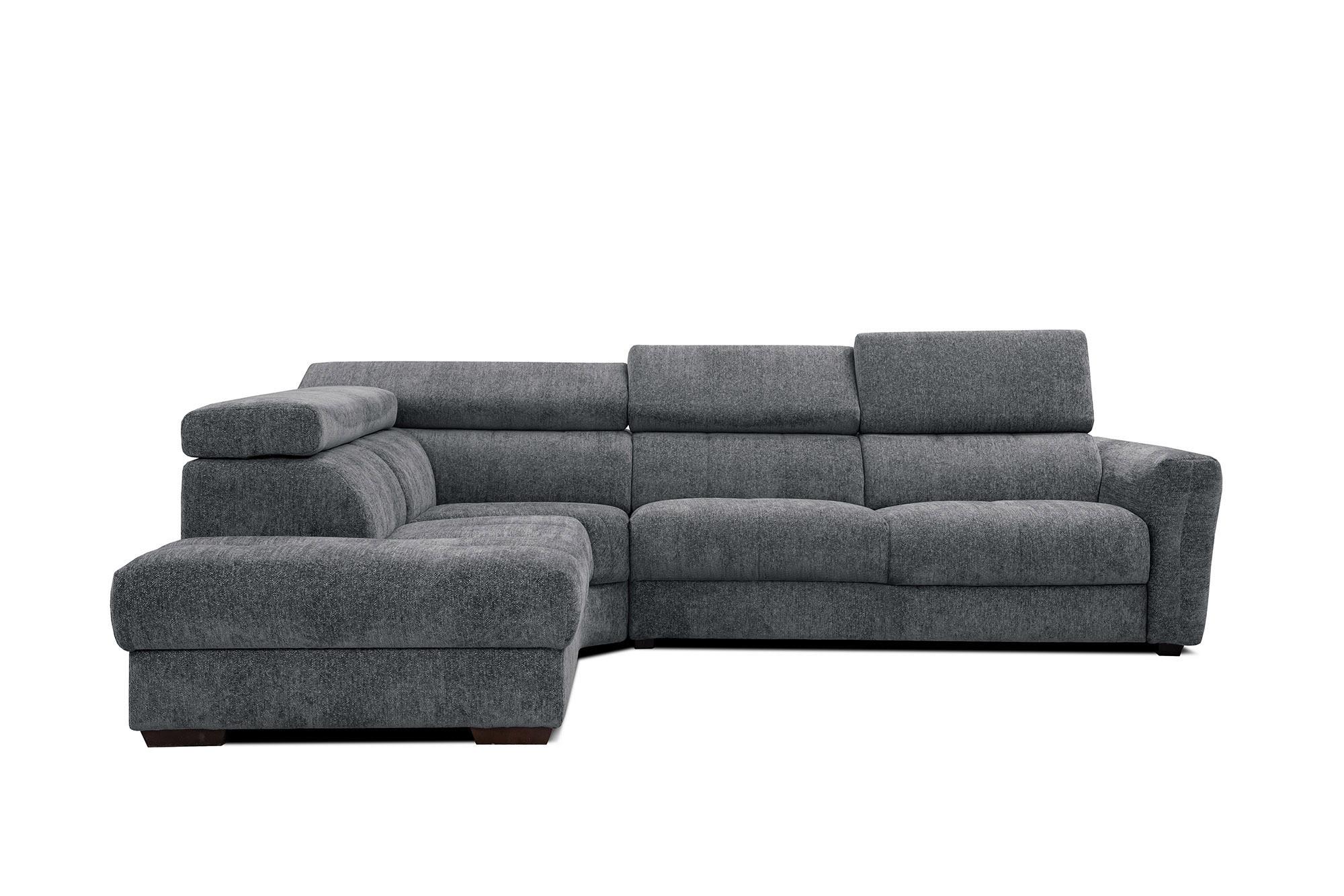 ECKSOFA CALVERA 5-Sitzer, graphitfarben - Graphitfarben, Holzwerkstoff/Textil (239/298cm) - Wozimo