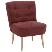 SESSEL Kamle Bezug Flachgewebe Buche natur / rot - Rot, Kunststoff (68/78/58cm) - 58aufmkessel