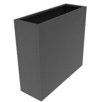PFLANZKÜBEL Vaargel - Anthrazit, Metall (90/82/30cm) - casa.pro
