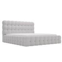 POLSTERBETT Twist 160x200 Grau - Naturfarben/Grau, Holz/Kunststoff (160/200cm) - Graingold