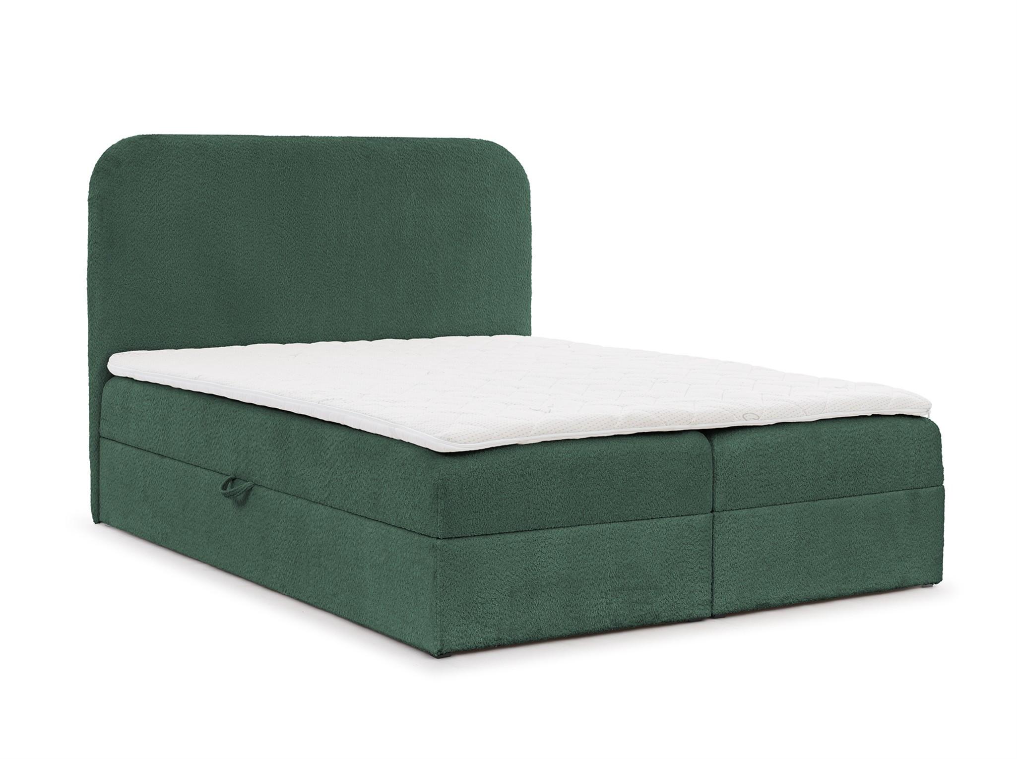 BOXBETT Bineta - Grün, Holzwerkstoff/Textil (160/200cm) - Fun Möbel