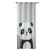 VORHANG SEOUL HxB 245x140 cm Panda - Weiß, Textil (140/245cm) - Gardinenbox