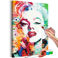 MALEN NACH ZAHLEN 40/50 cm - Multicolor, Textil (1.4/50cm) - KUNSTLOFT