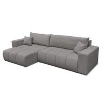 ECKSOFA Anabel Max Mit Schlaffunktion - Dunkelgrau, Holzwerkstoff/Textil (278/145cm) - Fun Möbel