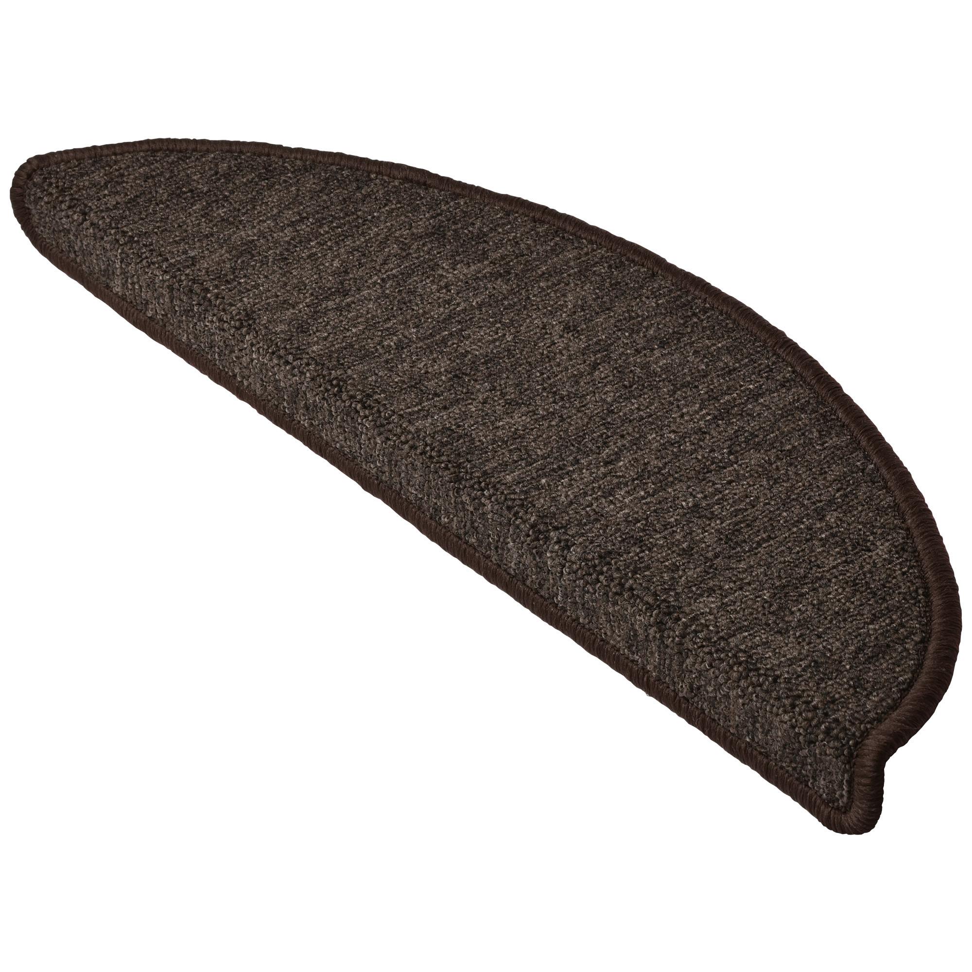 STUFENMATTE ProStair 56/20 cm Dunkelbraun 15tlg - Dunkelbraun, Textil (56/20/1cm) - Beautissu 