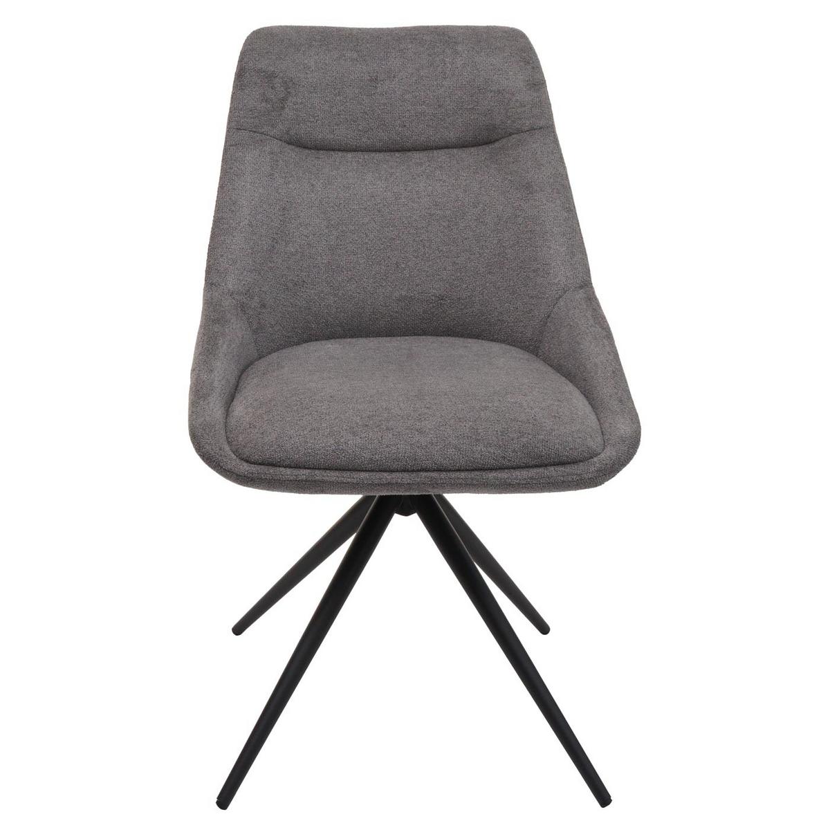 ESSZIMMERSTUHL Grau 2er-Set - Grau, Textil (51/86/60cm) - MCW