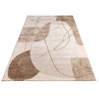 KURZFLORTEPPICH, abstrakt, aus Polypropylen, Florhöhe 11 mm, Beige, 240 x 340 cm - Beige, Textil (340/240cm) - KADIMA DESIGN