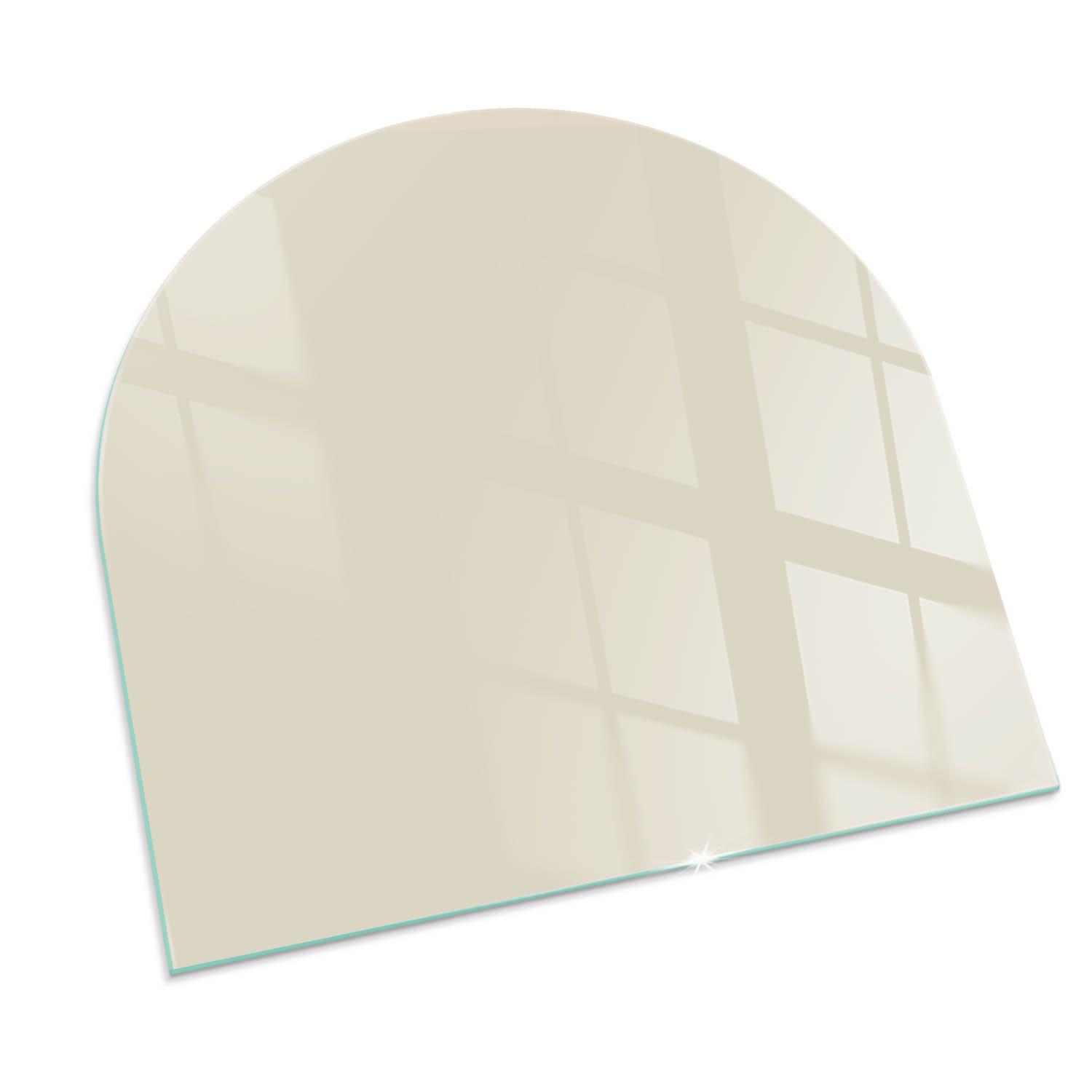 GLASPLATTE für Kamin 100x100 cm - Gelb, Glas (100/100/0.4cm) - TULUP