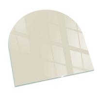 GLASPLATTE für Kamin 100x100 cm - Gelb, Glas (100/100/0.4cm) - TULUP