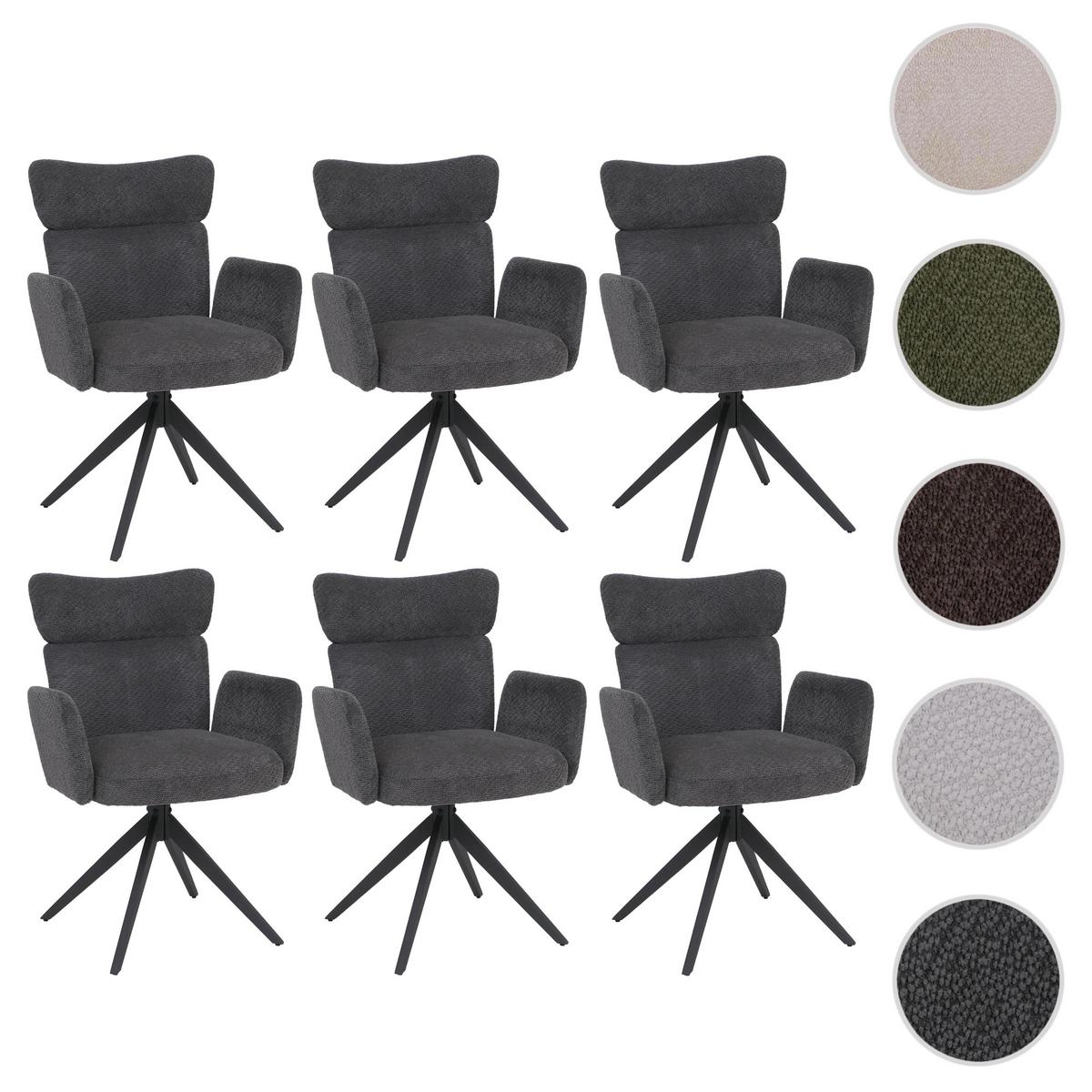 ESSZIMMERSTUHL Grau - Dunkelgrau/Grau, Textil (63/92/58cm) - MCW