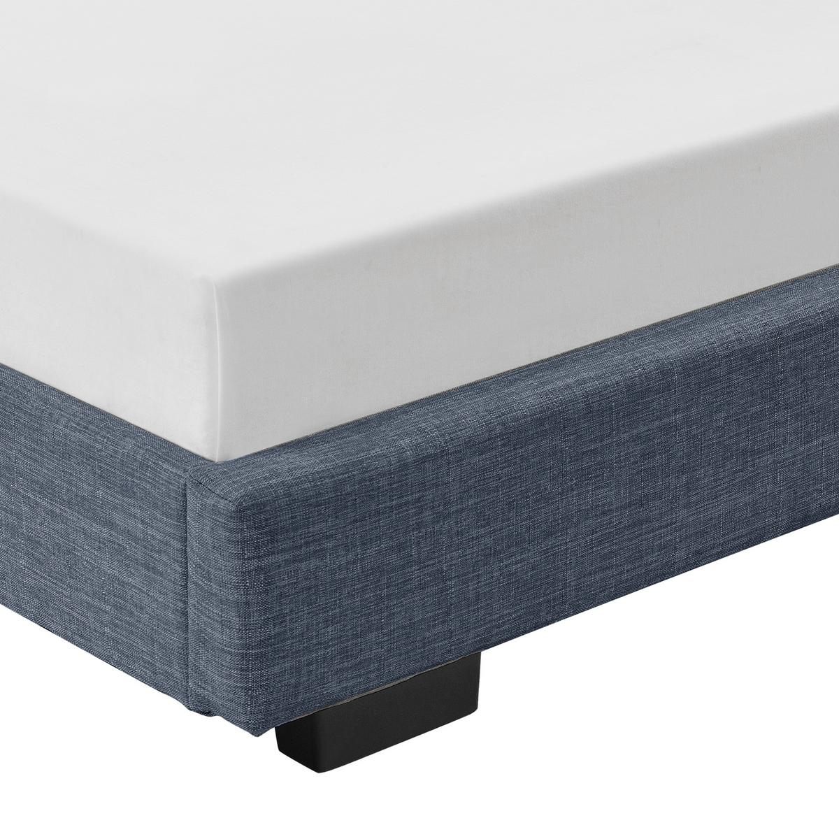 POLSTERBETT Masari - Dunkelgrau, Textil (180/200cm) - Corium