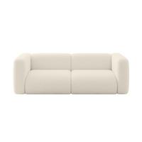 MODULARES Sofa 2-SITZER MIRA-S1 228x89x70 Beige cm Bouclé - Kaschmir/Beige, Holzwerkstoff/Kunststoff (228/70/89cm) - ALTDECOR