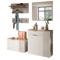 GARDEROBEN-SET 5-teilig Kaschmir Sand, Evoke Eiche, Kombination 175 x 190 cm, Skid - Kaschmir/Eichefarben, Holzwerkstoff/Kunststoff (175/190/36cm) - Inn.Furn
