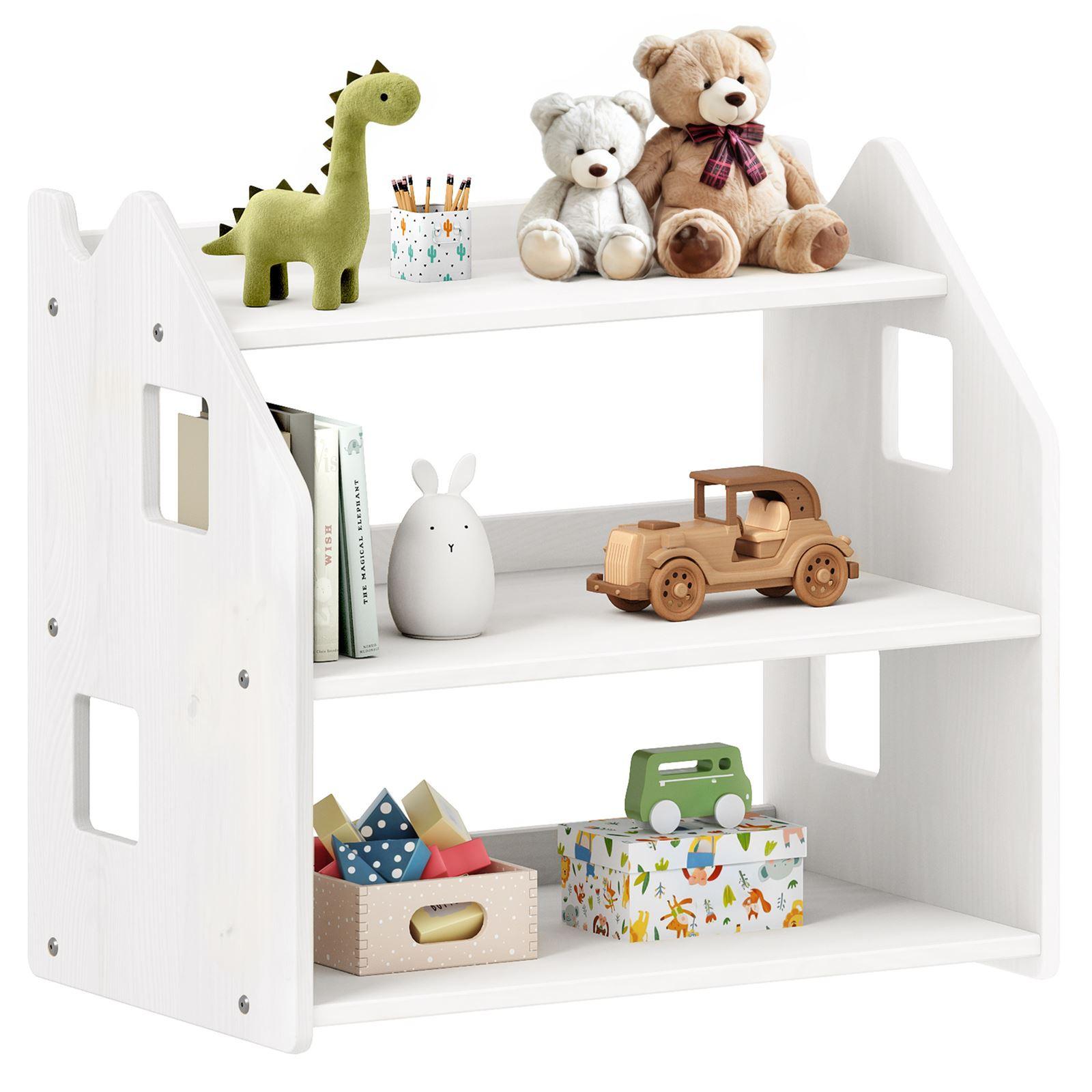 KINDERREGAL YASMIN weiß - Weiß, Holz (65/60/40cm) - IDIMEX