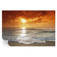 FOTOTAPETE 104x70 cm - Meereswellen - Gelb, Textil (104/70cm) - Wallfluent
