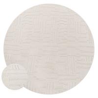 HOCHFLORTEPPICH Boho Creme Ø 120 cm - Creme, Kunststoff (120/120cm) - TT Home