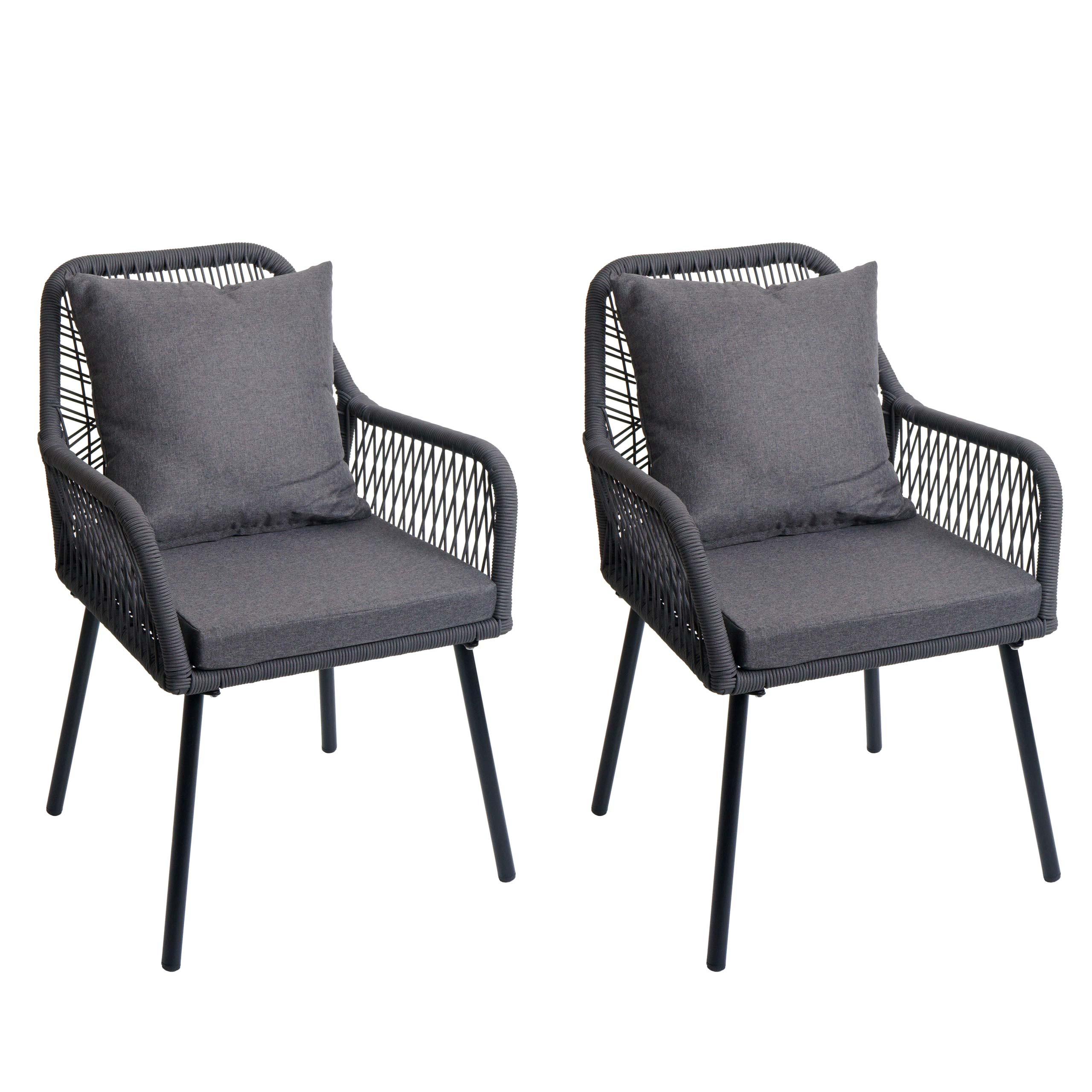 GARTENSTUHL AnthrazitDunkelgrau - Dunkelgrau, Textil (54/81/62cm) - MCW