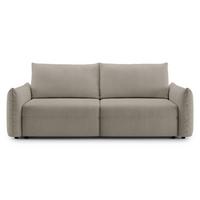 SCHLAFSOFA Theolla Beige - Beige/Schwarz, Textil/Metall (248/97/111cm) - Selsey