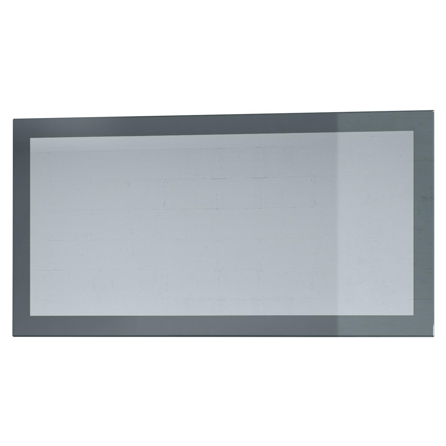 SPIEGEL Lima Grau Hochglanz - Grau, Holzwerkstoff (110/52/2cm) - Vladon