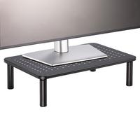 MONITORSTÄNDER HYDE - Schwarz, Metall (23/37/12cm) - CARO-Möbel