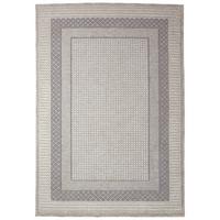 KURZFLORTEPPICH Waschbar NORA, mit Bordüre, Grau, 200 x 310 cm - Grau, Textil (310/200cm) - KADIMA DESIGN