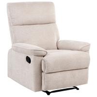 FERNSEHSESSEL Beige Everton - Beige, Textil (83/100/94cm) - Beliani