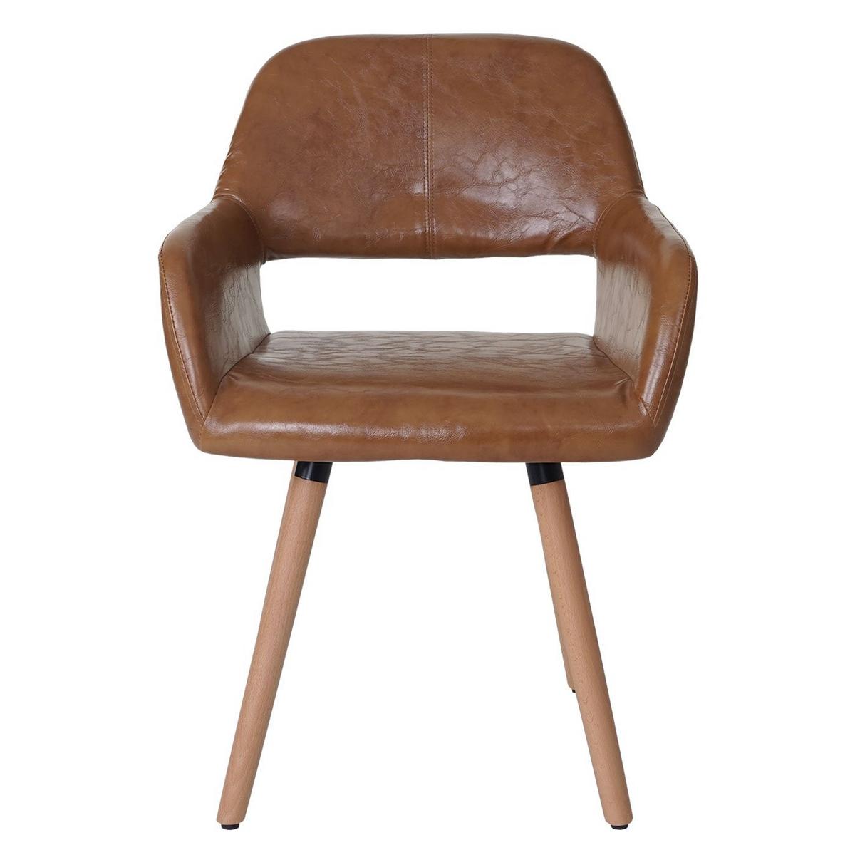 ESSZIMMERSTUHL Braun - Braun, Textil (56/78/57cm) - MCW