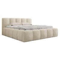 POLSTERBETT Kevson Boucle - Naturfarben, Holzwerkstoff/Textil (160/200cm) - MIRJAN24
