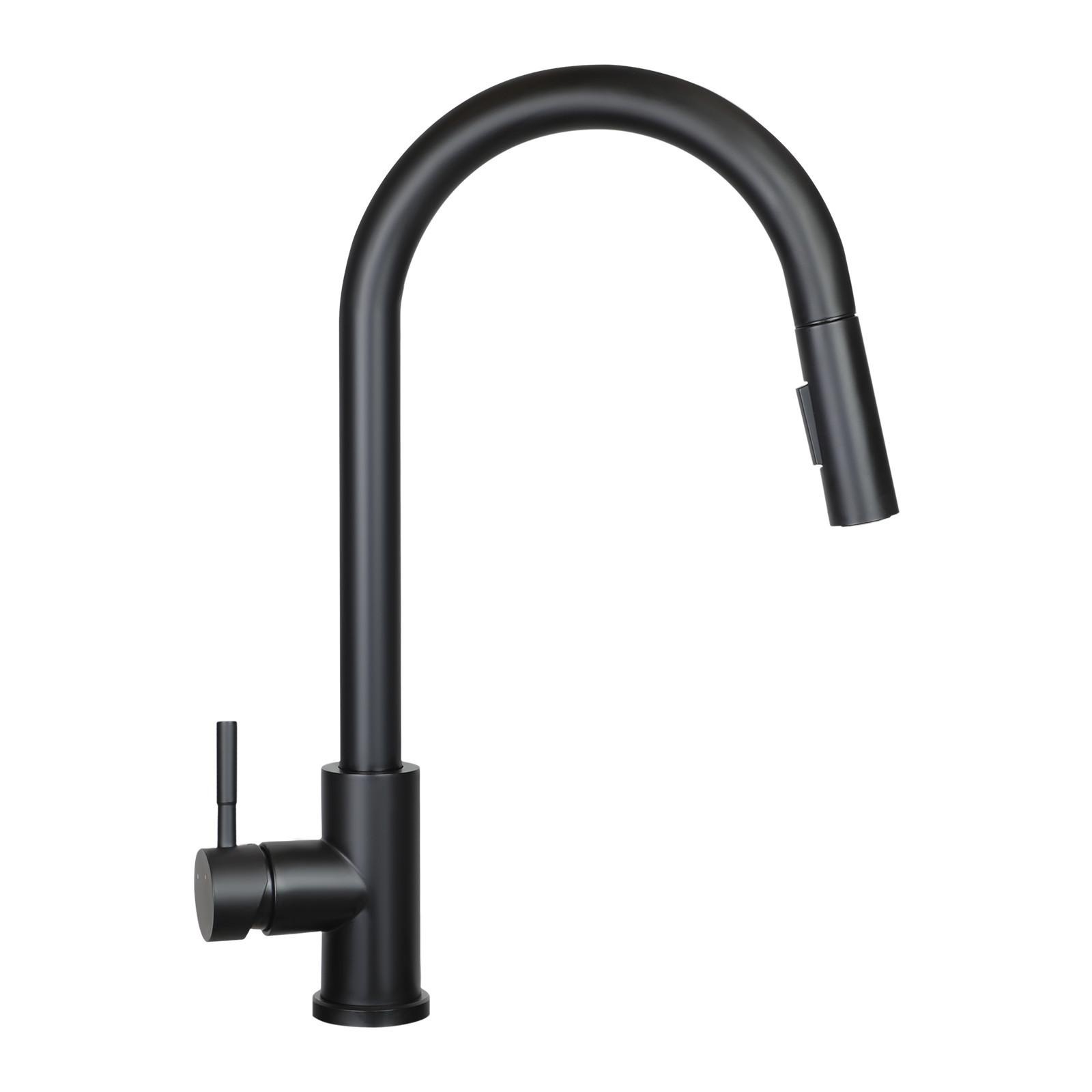 KÜCHENARMATUR GLAUBE 42/5/42 cm - Schwarz, Metall (5/42/42cm) - Nettlife