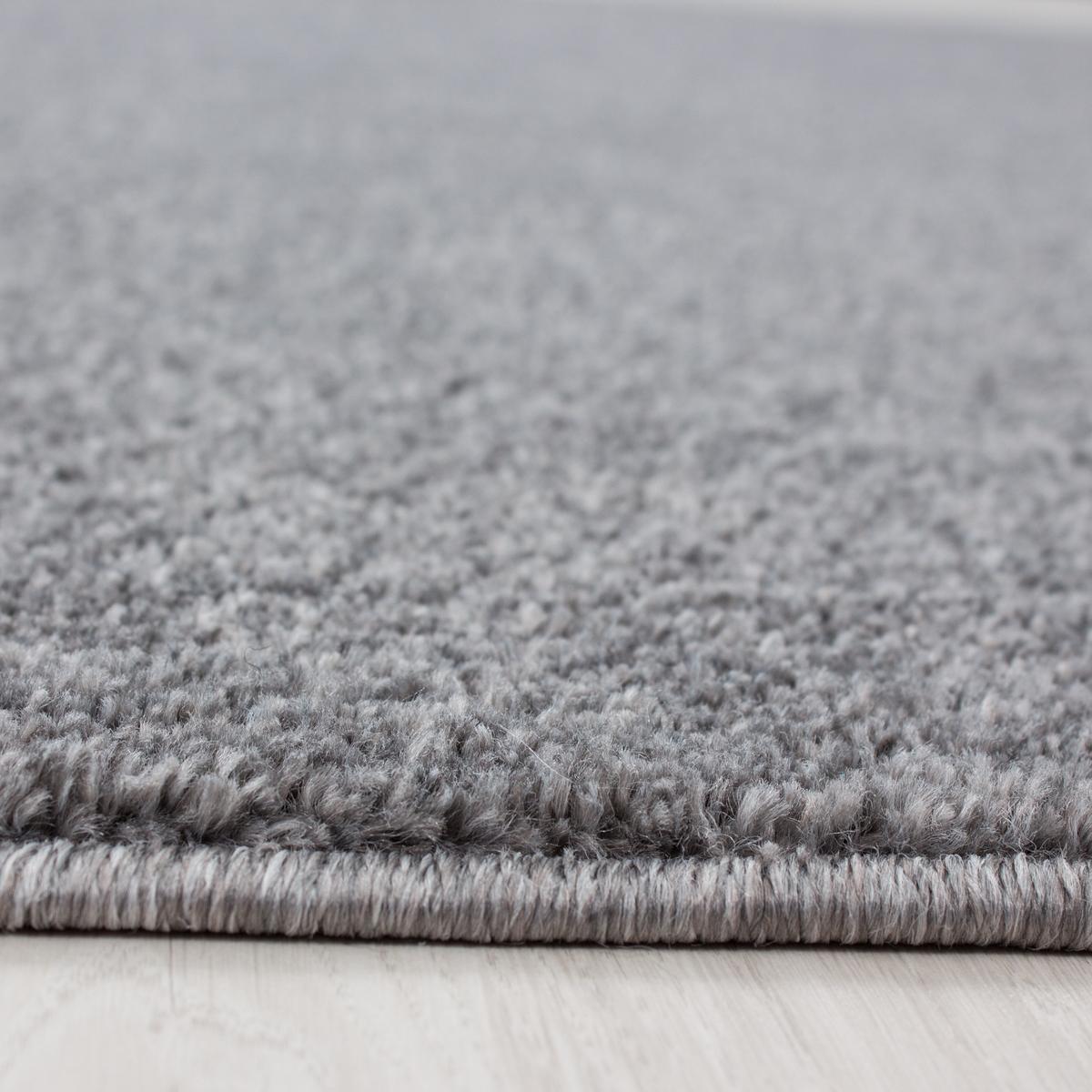 TEPPICH Kurzflor MAIN in Hellgrau, einfarbig, 200 x 290 cm - Grau, Textil (290/200cm) - KADIMA DESIGN