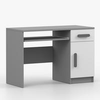 KINDERSCHREIBTISCH Jonas II 08 110 cm, 110/75/50, grau - Grau, Holzwerkstoff (110/75/50cm) - imoebel24