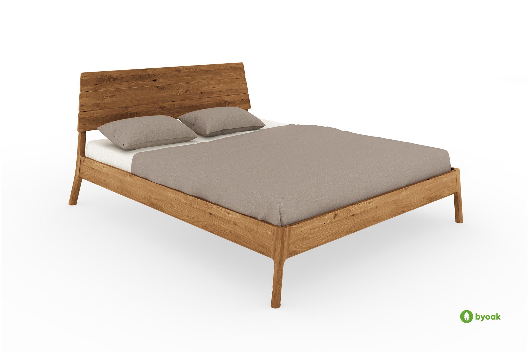 MASSIVHOLZBETT PAUL 1 80 x 200 Wildeiche - Wildeiche, Holz (80/200cm) - byoak