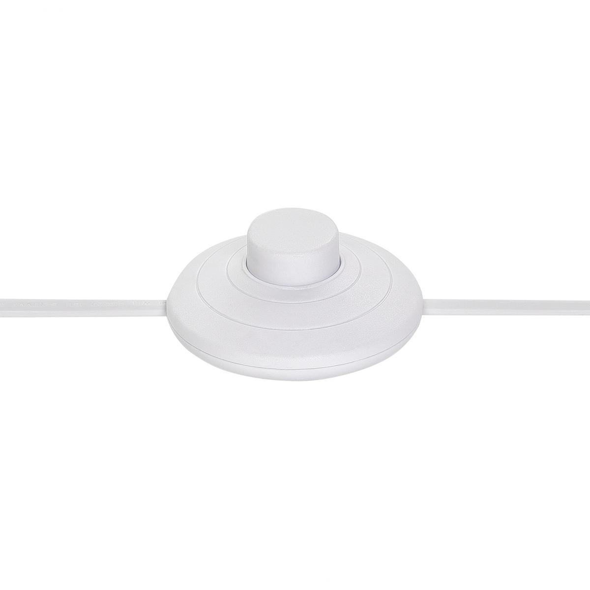 STEHLAMPE Beige Lourens - Beige/Weiß, Metall (46/46/154cm) - Beliani
