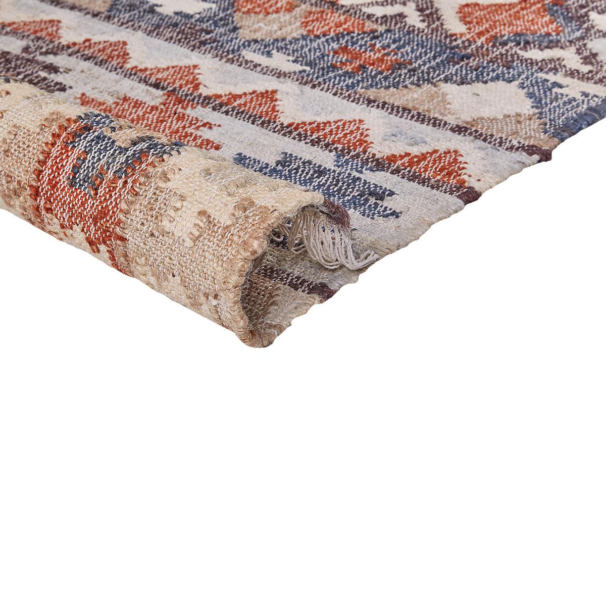 TEPPICH geflochten Kalfa 230/160 cm - Multicolor, Naturmaterialien (160/230cm) - Beliani