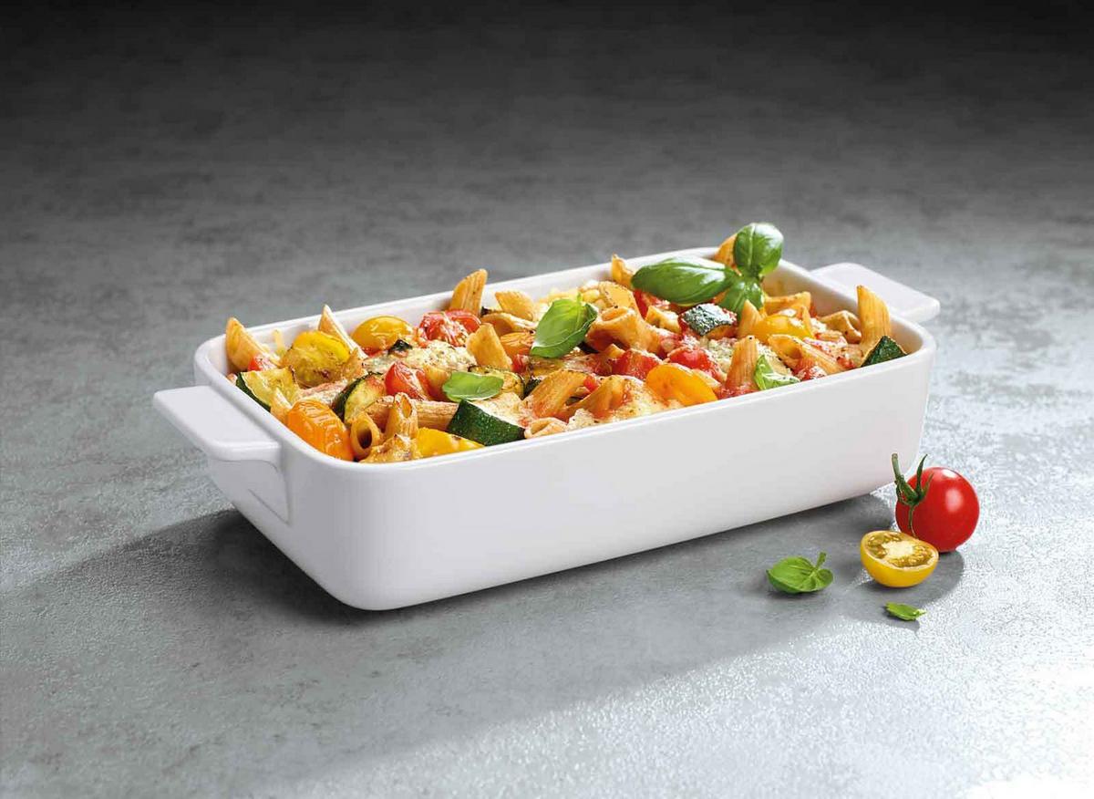 AUFLAUFFORM Clever Cooking weiß 24 x 14 cm - Weiß, Keramik (1cm) - Villeroy & Boch