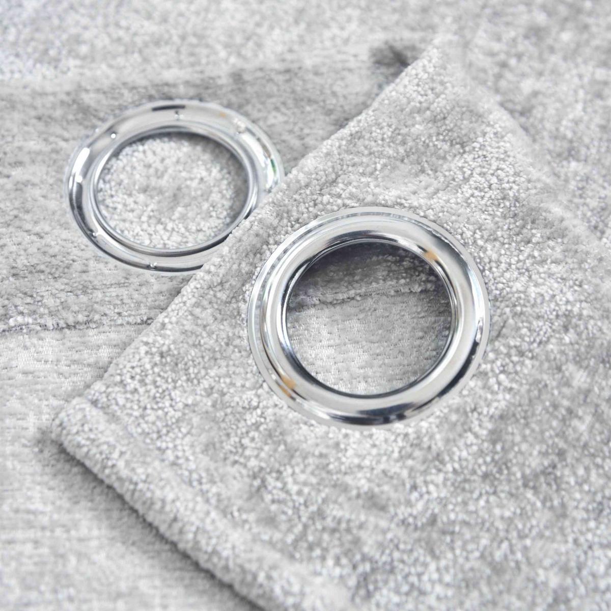 VORHANG 2ER SET »Nürnberg« HxB 245x135 cm Grau - Grau, Textil (135/245cm) - Gardinenbox