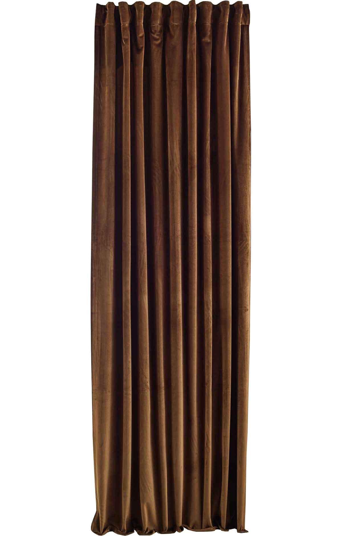 VORHANG MILANO HxB 280x135 cm Taupe - Taupe, Textil (135/280cm) - Gardinenbox
