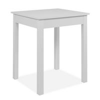ESSTISCH weiß 60 x 67 cm, Küchentisch in modernem Design - Weiß, Holzwerkstoff/Kunststoff (67/60/76cm) - Furn.Design