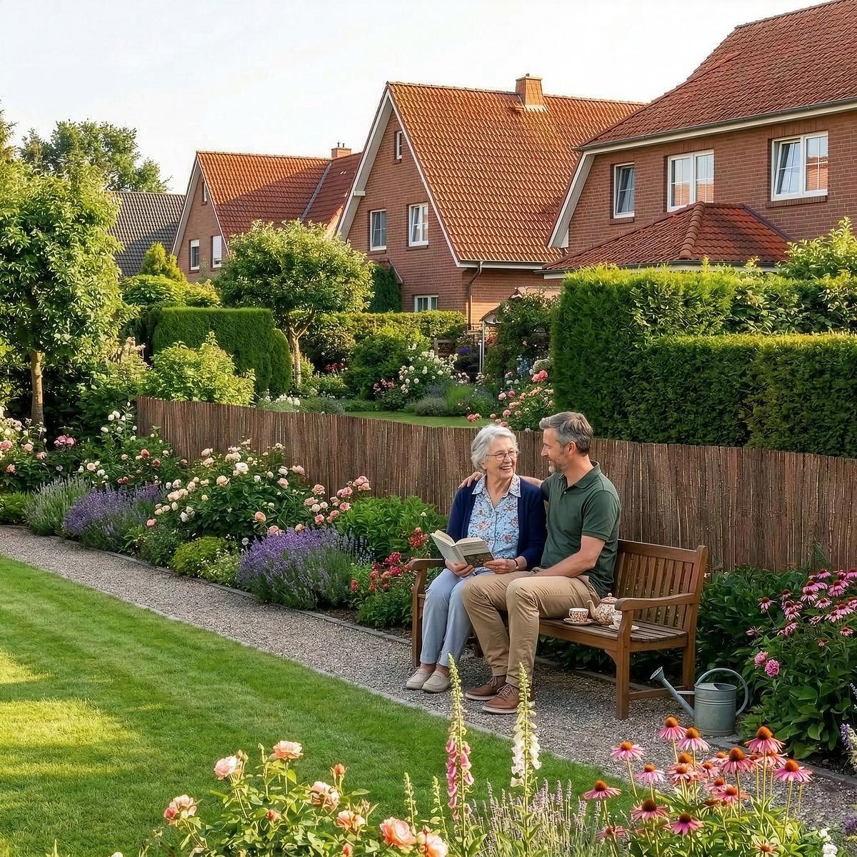 RINDENZAUN Zamora - Dunkelbraun, Naturmaterialien (300/100cm) - casa.pro