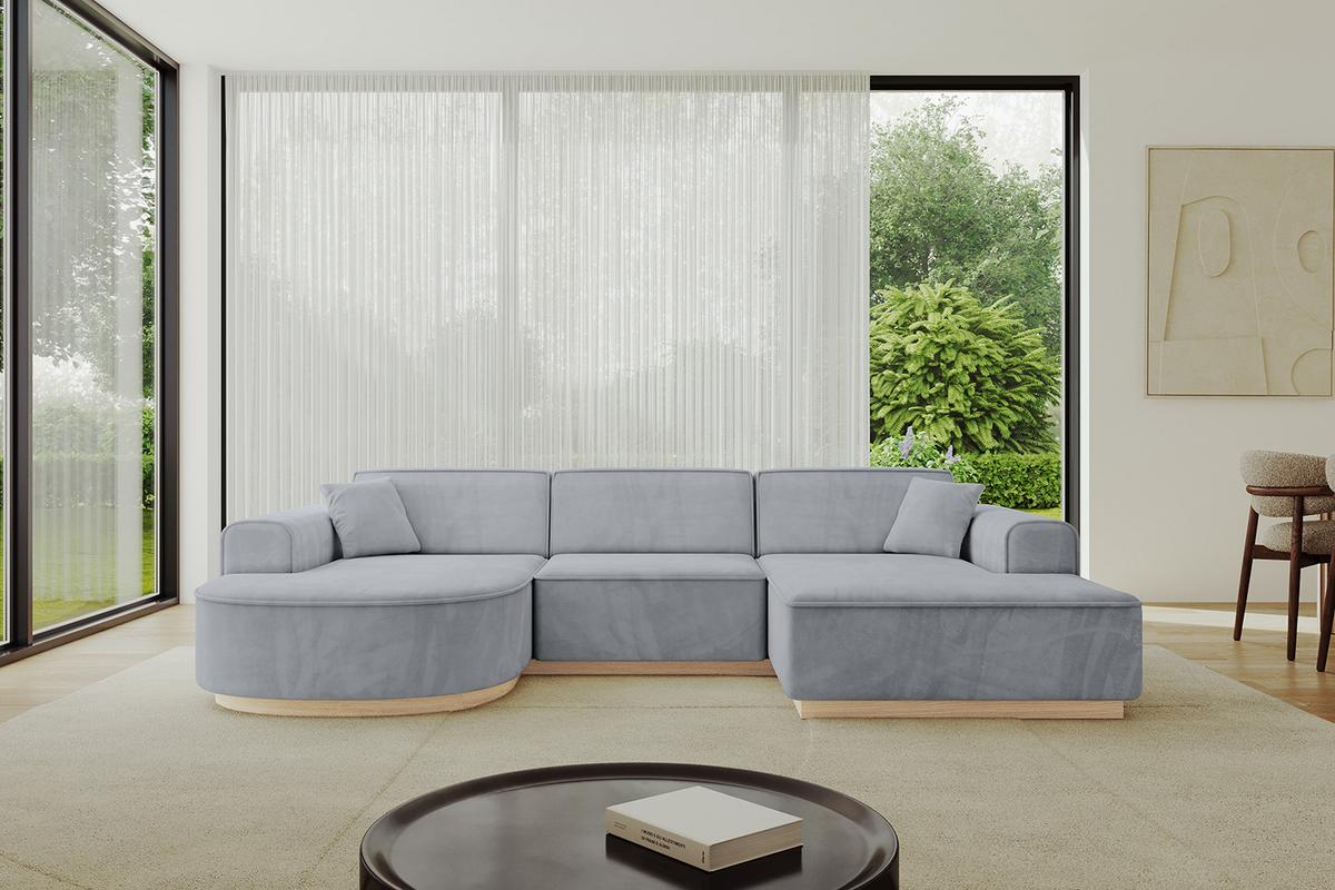 WOHNLANDSCHAFT ARRIO-U1 303x171x83 cm Titanfarben - Titanfarben, Holzwerkstoff/Textil (303/83/171cm) - ALTDECOR