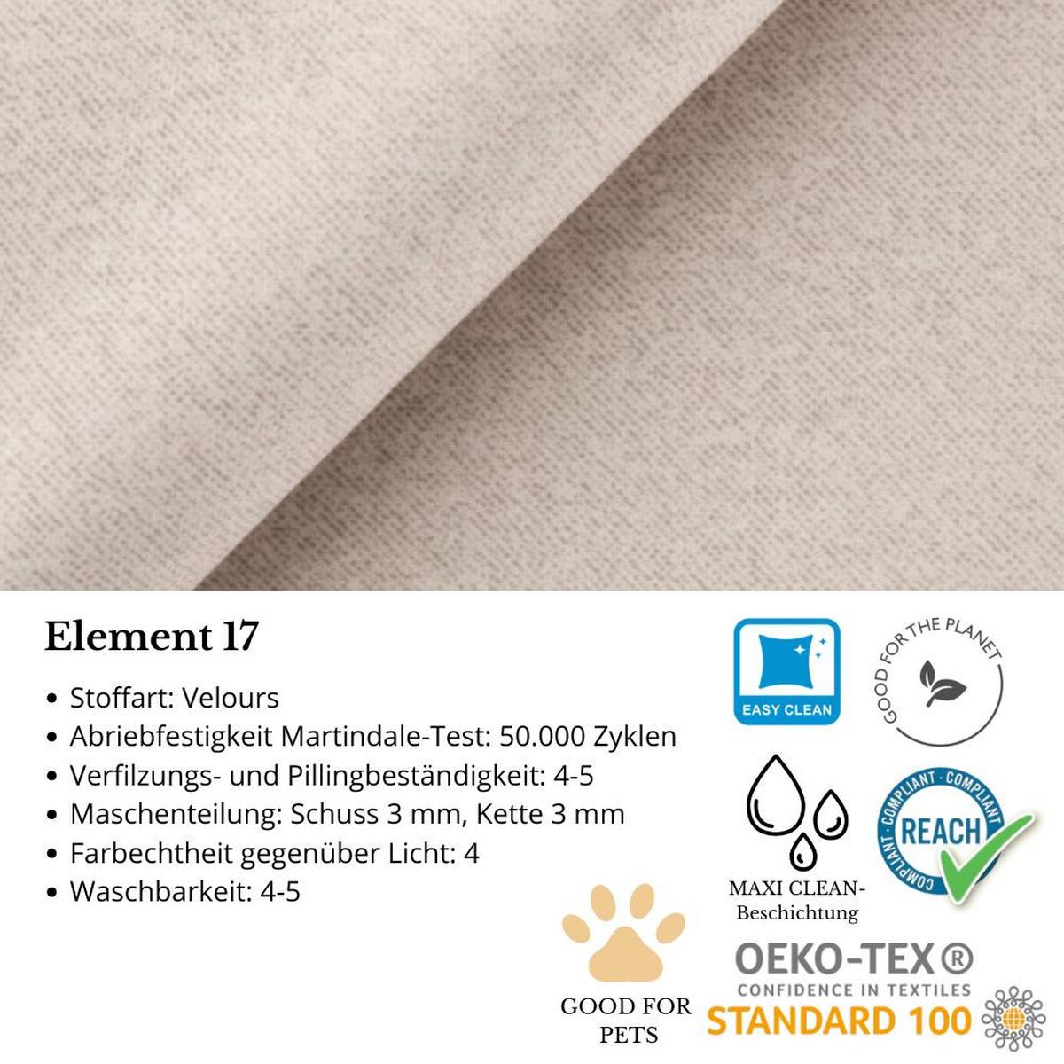 ECKSCHLAFSOFA Kordian rechts hellbeige - Beige, Textil (250/200cm) - Beautysofa