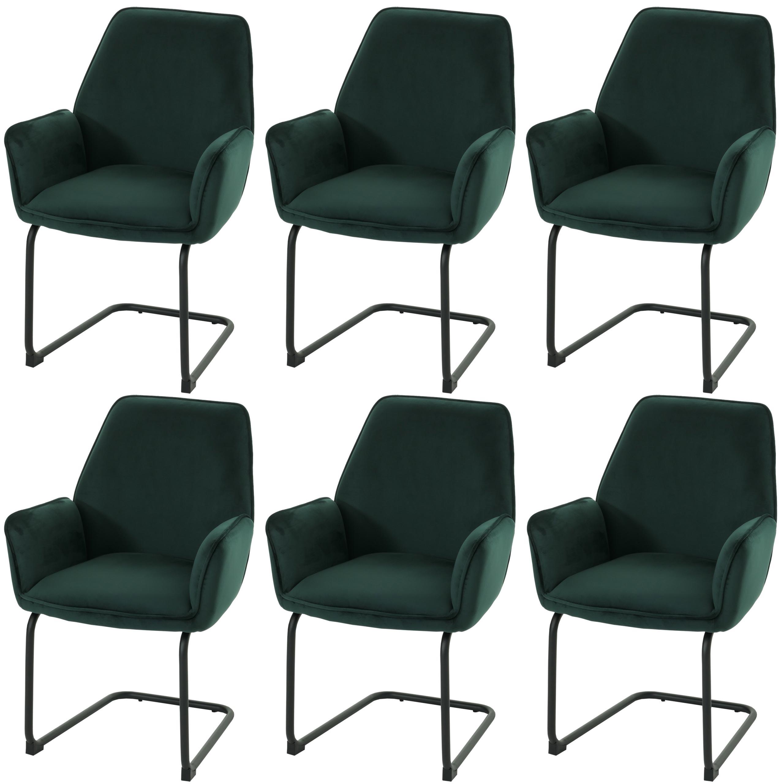 FREISCHWINGER Grün 6er-Set - Grün, Textil (60/89/61cm) - MCW