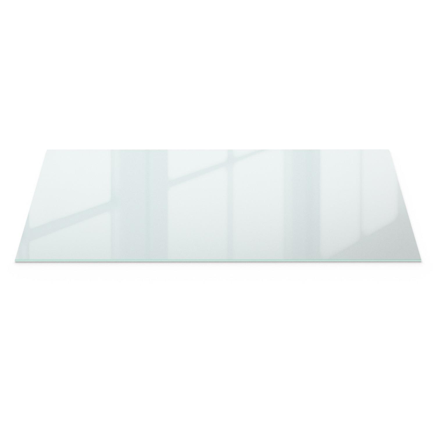 TISCHPLATTE 125x50 cm - Transparent, Glas (50/125/0.4cm) - Wallfluent