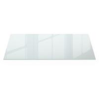 TISCHPLATTE 125x50 cm - Transparent, Glas (50/125/0.4cm) - Wallfluent