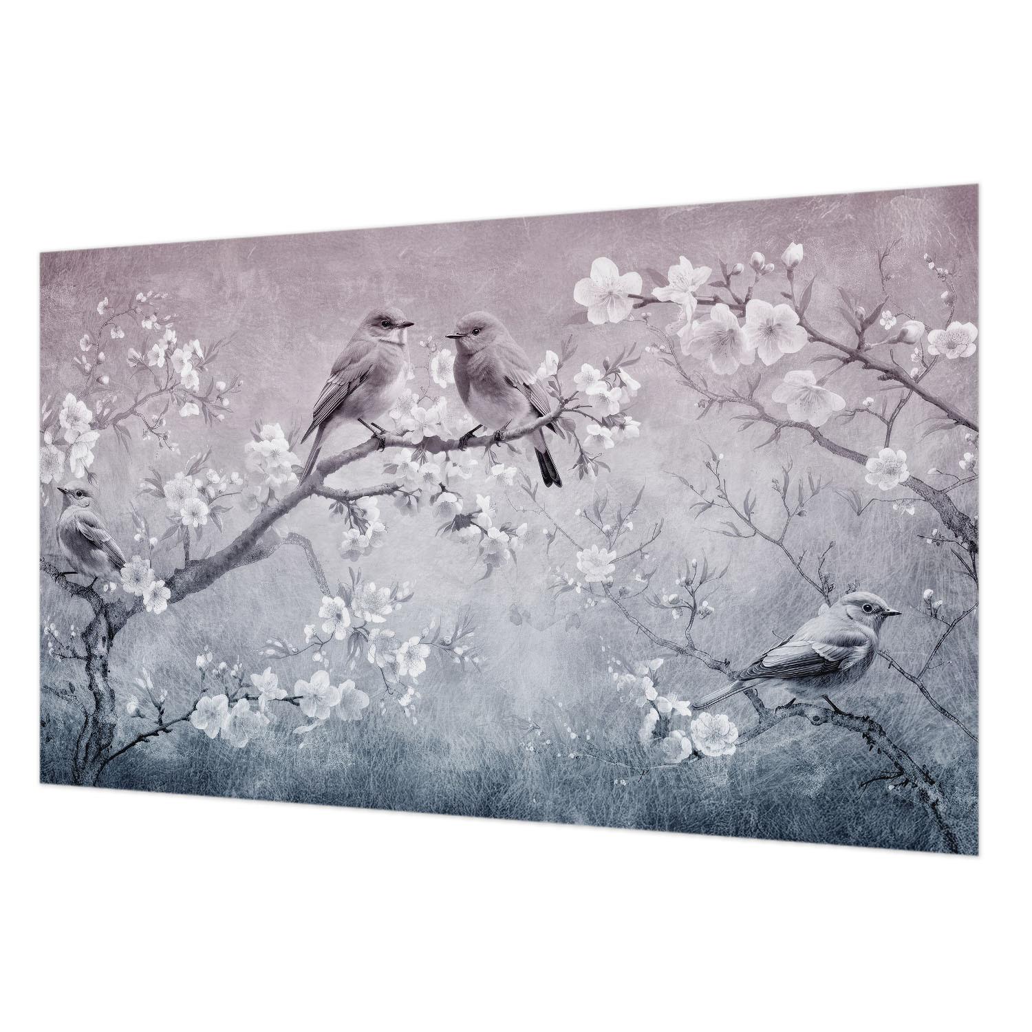 FOTOTAPETE 416x254 cm - Subtile Natur - Grau, Textil (416/254cm) - Wallfluent