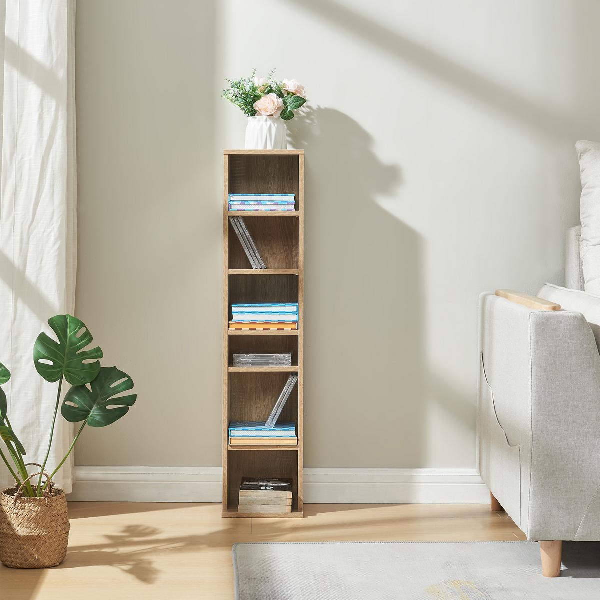 CD-REGAL Tynset - Sonoma Eiche, Holzwerkstoff (20/90/20cm) - [en.casa]