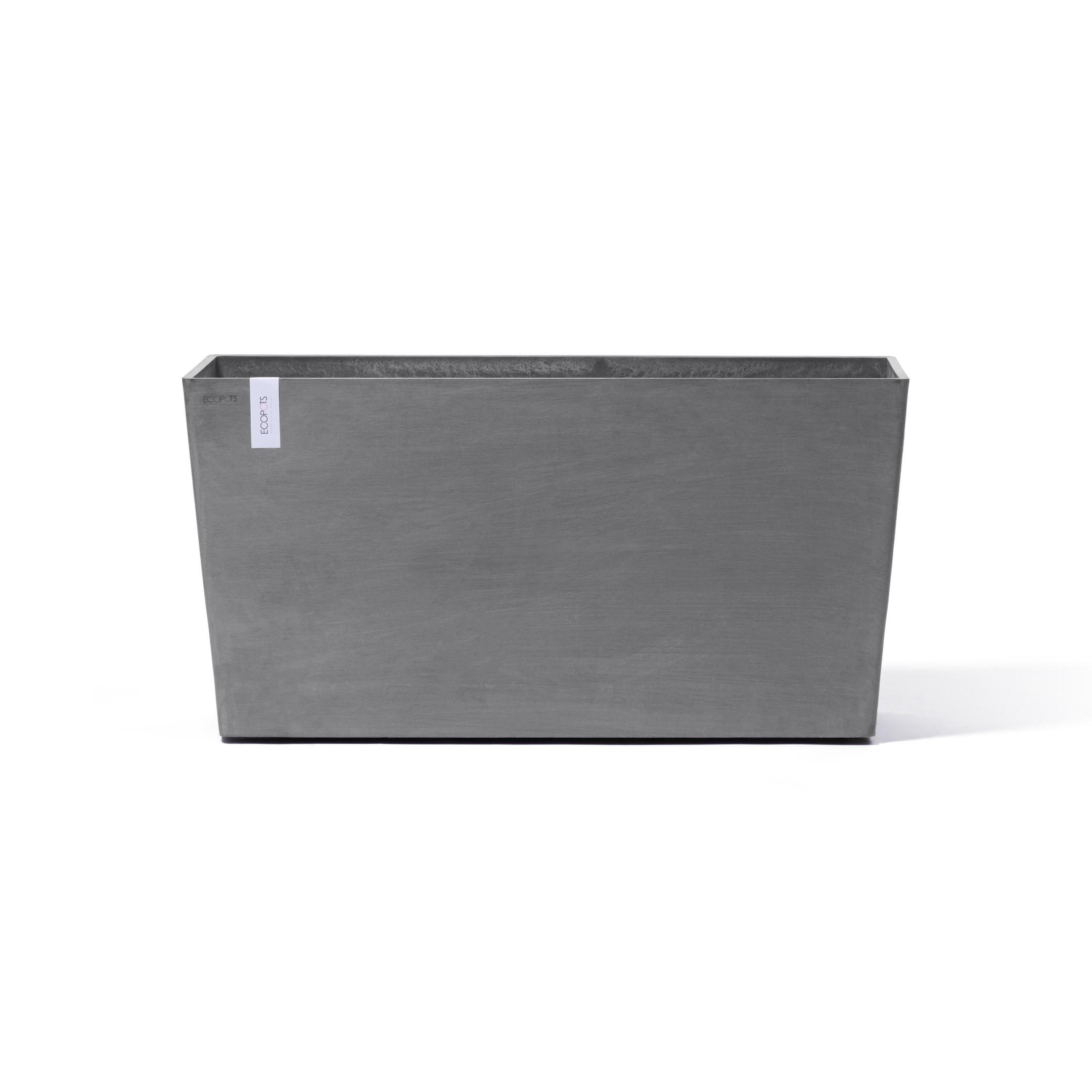 BLUMENTOPF Paris Wheels 100,5/39,6/51,8 cm Grau - Grau, Kunststoff (100.5/51.8cm) - Ecopots