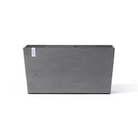 BLUMENTOPF Paris Wheels 100,5/39,6/51,8 cm Grau - Grau, Kunststoff (100.5/51.8cm) - Ecopots