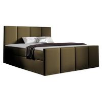 BOXBETT Lars - H3 - Dunkelgrün, Holz (160/200cm) - MIRJAN24